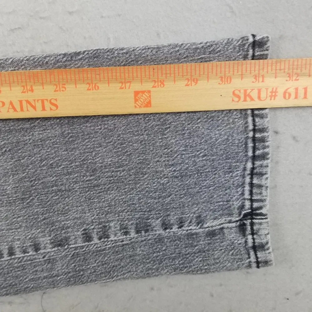 Levis 541 Jeans Mens 36x31 Gray Light‎ Wash Athletic Tapered Stretch Denim Pants